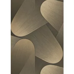   Erismann  Elysium vinyl, vlies anyagú, szürke, arany színű, 3d, geometriai, Modern tapéta