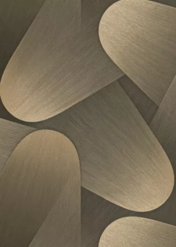 Erismann  Elysium vinyl, vlies anyagú, szürke, arany színű, 3d, geometriai, Modern tapéta