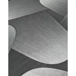   Erismann  Elysium vinyl, vlies anyagú, szürke, ezüst, fémes színű, 3d, geometriai, Modern tapéta