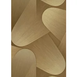  Erismann  Elysium vinyl, vlies anyagú, barna, arany, fémes színű, 3d, geometriai, Modern tapéta