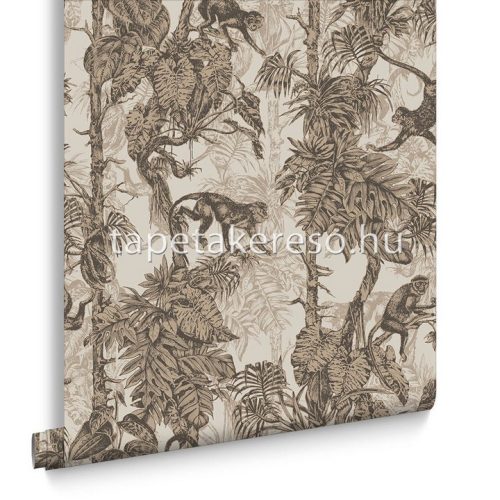 Graham & Brown Hybrid vlies anyagú barna, beige színű növényes, állatos modern tapéta