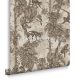 Graham & Brown Hybrid vlies anyagú barna, beige színű növényes, állatos modern tapéta
