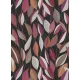 Erismann Gentle vlies, vinyl anyagú fekete, barna, beige, lila, rózsaszín színű leveles Modern tapéta