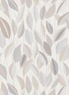 Erismann Gentle vlies, vinyl anyagú fehér, beige, szürke színű leveles Modern tapéta