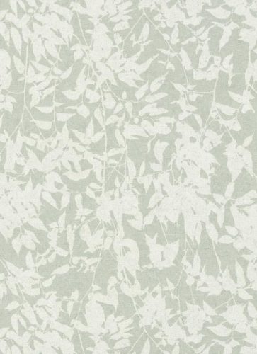 Erismann Gentle vlies, vinyl anyagú fehér, zöld színű leveles Modern tapéta