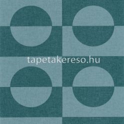   Caselio XXL vlies, vinyl anyagú zöld színű geometriai modern tapéta