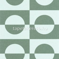   Caselio XXL vlies, vinyl anyagú zöld színű geometriai modern tapéta