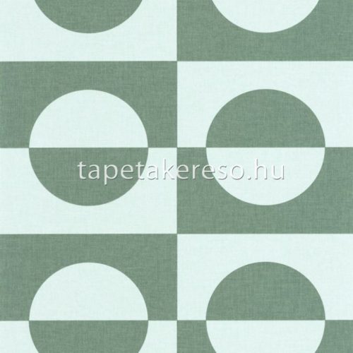 Caselio XXL vlies, vinyl anyagú zöld színű geometriai modern tapéta