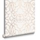 Graham & Brown Imperial vlies anyagú ezüst, rosegold színű art deco klasszikus tapéta