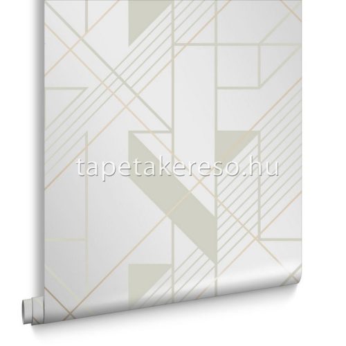 Graham & Brown Balance vlies anyagú beige, gyöngyház színű geometriai modern tapéta