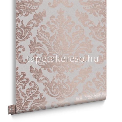 Graham & Brown Established vlies anyagú beige, rosegold színű barokk klasszikus tapéta
