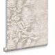 Graham & Brown Floriculture vlies anyagú beige, fehér, gyöngyház színű leveles modern tapéta