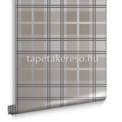   Graham & Brown Balance vlies anyagú homok, szürke színű geometriai, kockás modern tapéta