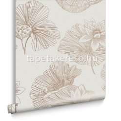   Graham & Brown Imperial vlies anyagú beige, rosegold színű virágos klasszikus tapéta