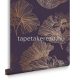 Graham & Brown Imperial vlies anyagú lila, bronz színű virágos klasszikus tapéta