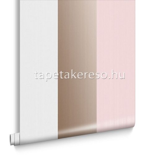 Graham & Brown Established vlies anyagú rózsaszín, szürke, rosegold színű csíkos klasszikus tapéta