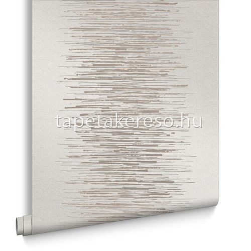 Graham & Brown Imperial vlies anyagú fehér, gyöngyház, ezüst, rosegold színű vonalas modern tapéta