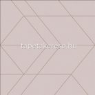 Graham Oblique vlies anyagú rózsaszín, rosegold színű vonalas, geometriai modern tapéta