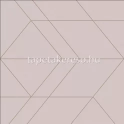   Graham Oblique vlies anyagú rózsaszín, rosegold színű vonalas, geometriai modern tapéta