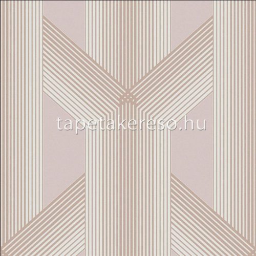 Graham Oblique vlies anyagú rózsaszín, rosegold, beige színű geometriai modern tapéta