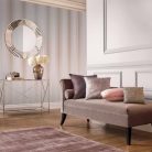 Graham Oblique vlies anyagú rózsaszín, rosegold, beige színű csíkos modern tapéta