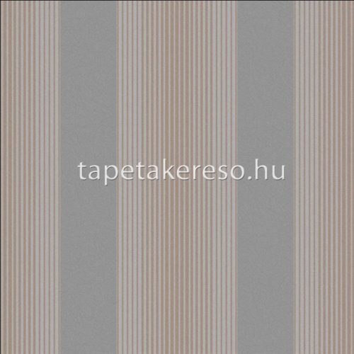 Graham Oblique vlies anyagú szürke, rosegold színű csíkos modern tapéta