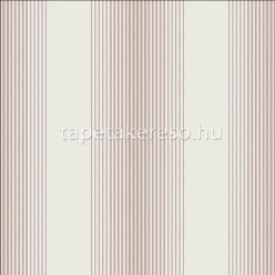   Graham Oblique vlies anyagú fehér, rosegold színű csíkos modern tapéta