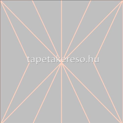 Graham Oblique vlies anyagú szürke, rosegold színű geometriai modern tapéta