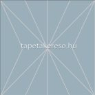Graham Oblique vlies anyagú kék, ezüst színű geometriai modern tapéta