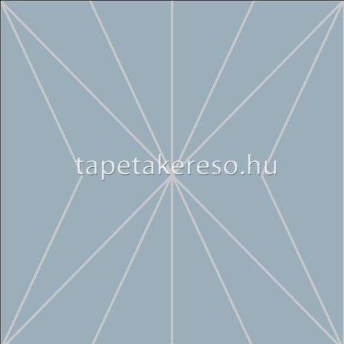 Graham Oblique vlies anyagú kék, ezüst színű geometriai modern tapéta