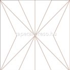 Graham Oblique vlies anyagú fehér, rosegold színű geometriai modern tapéta