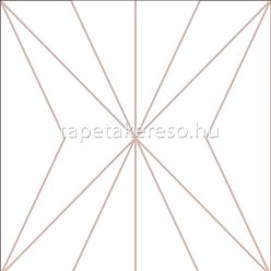   Graham Oblique vlies anyagú fehér, rosegold színű geometriai modern tapéta