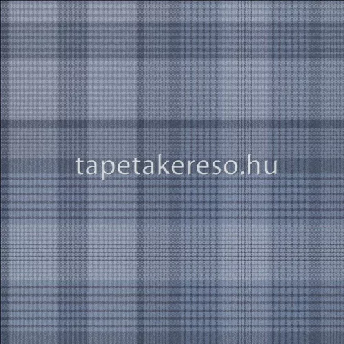 Graham Oblique vlies anyagú kék színű textilhatású, kockás modern tapéta