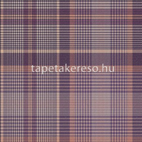 Graham Oblique vlies anyagú lila, barack, beige színű textilhatású, kockás modern tapéta
