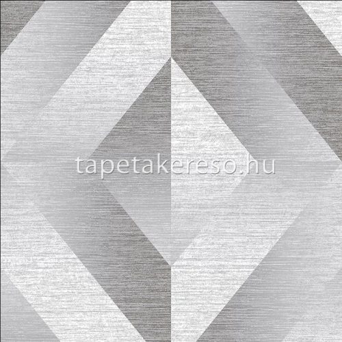 Graham Oblique vlies anyagú szürke, ezüst színű geometriai modern tapéta