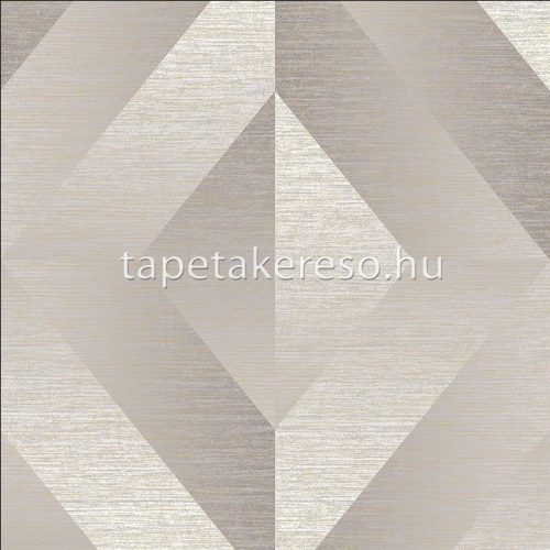 Graham Oblique vlies anyagú szürke, beige, arany színű geometriai modern tapéta