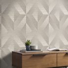 Graham Oblique vlies anyagú szürke, beige, arany színű geometriai modern tapéta