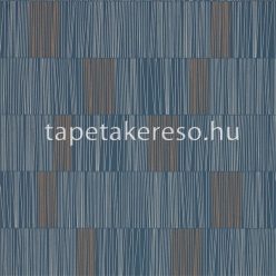   Harlequin Entity papír anyagú kék, arany színű csíkos tapéta