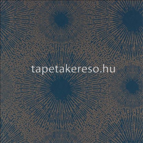 Harlequin Anthology 6 vlies anyagú kék, bronz, csillámos színű körös, absztrakt modern tapéta