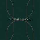 Graham & Brown Pioneer vlies anyagú zöld, bronz színű geometriai modern tapéta