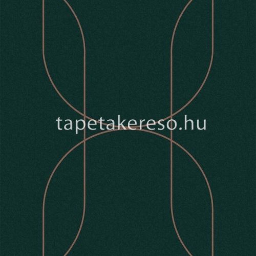 Graham & Brown Pioneer vlies anyagú zöld, bronz színű geometriai modern tapéta