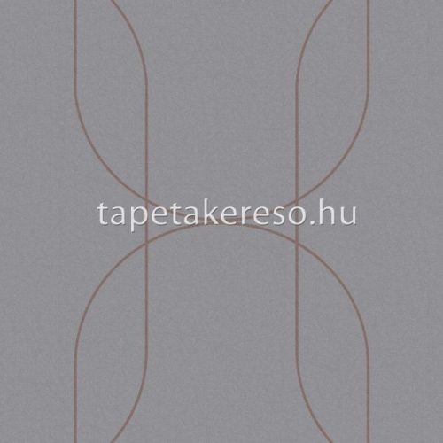 Graham & Brown Pioneer vlies anyagú szürke, bronz színű geometriai modern tapéta