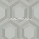 Graham & Brown Pioneer vlies anyagú fehér, szürke színű geometriai modern tapéta