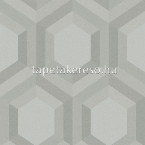 Graham & Brown Pioneer vlies anyagú fehér, szürke színű geometriai modern tapéta
