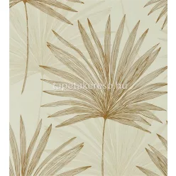   Harlequin Mirador vlies anyagú törtfehér, beige, keki, gyöngyház színű leveles modern tapéta