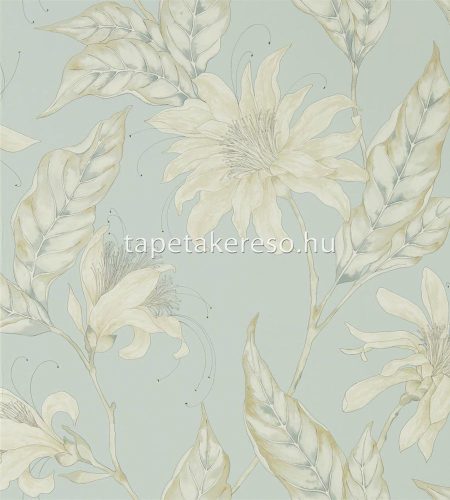 Harlequin Mirador vlies anyagú kék, beige, fehér színű virágos modern tapéta