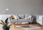 Graham & Brown Opulence vlies, vinyl anyagú szürke, beige színű geometriai, szövethatású modern tapéta