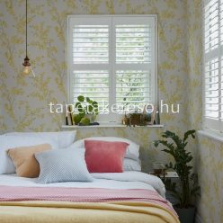   Graham & Brown Laura Ashley vol.1 vlies anyagú beige, szürke, sárga színű virágos romantikus tapéta