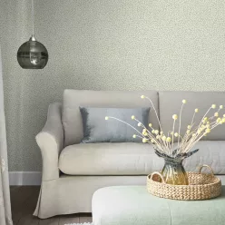  Graham & Brown Laura Ashley vol.1 vlies anyagú fehér, zöld színű leveles romantikus tapéta