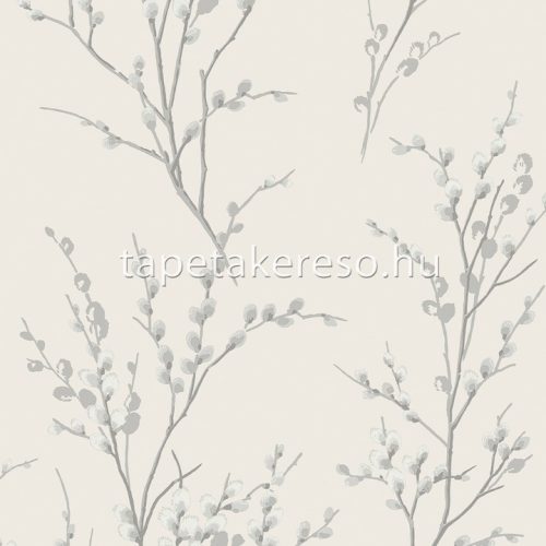 Graham & Brown Laura Ashley vol.1 vlies anyagú szürke, fehér színű növényes romantikus tapéta